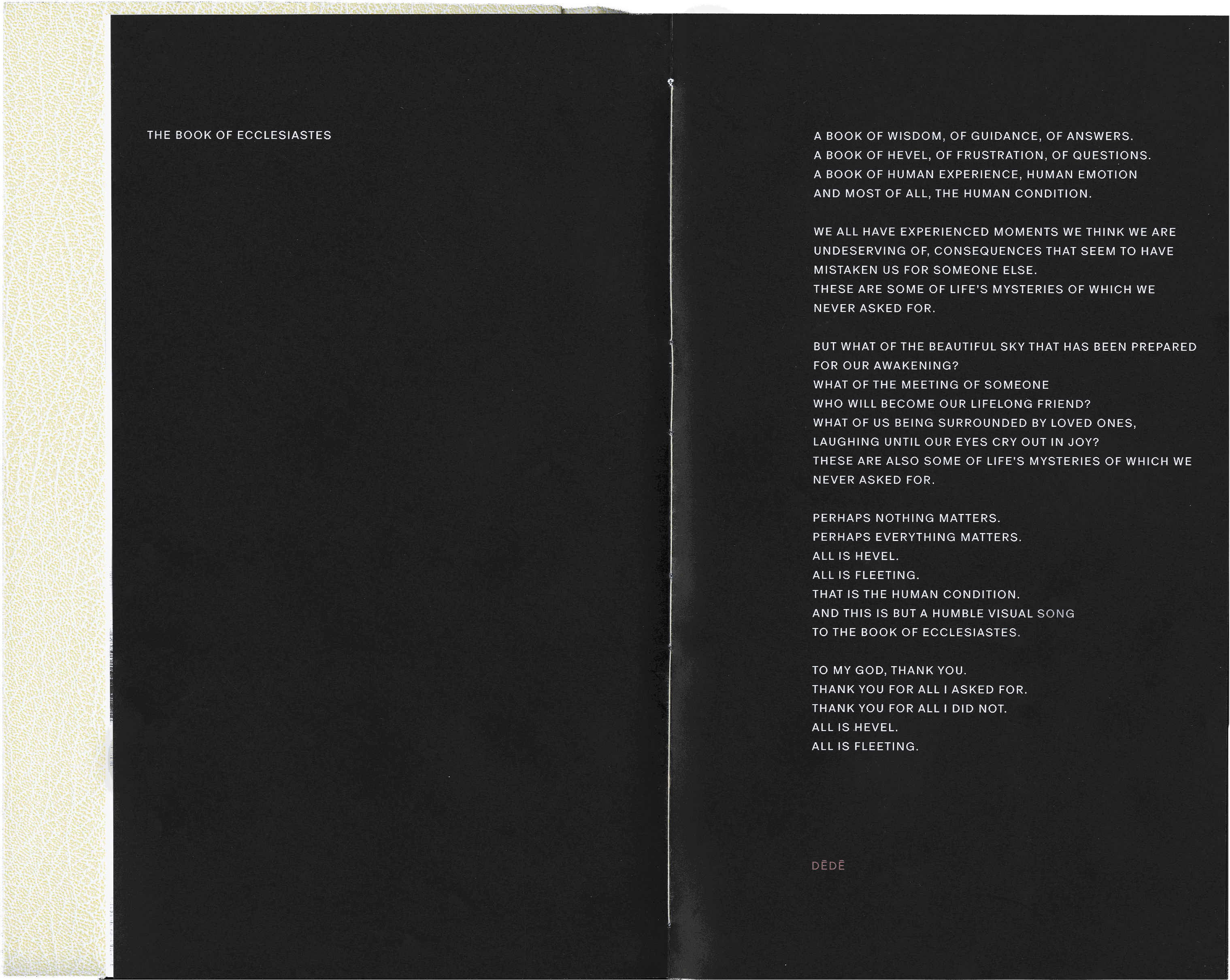 Ecclesiastes floating composition 09
