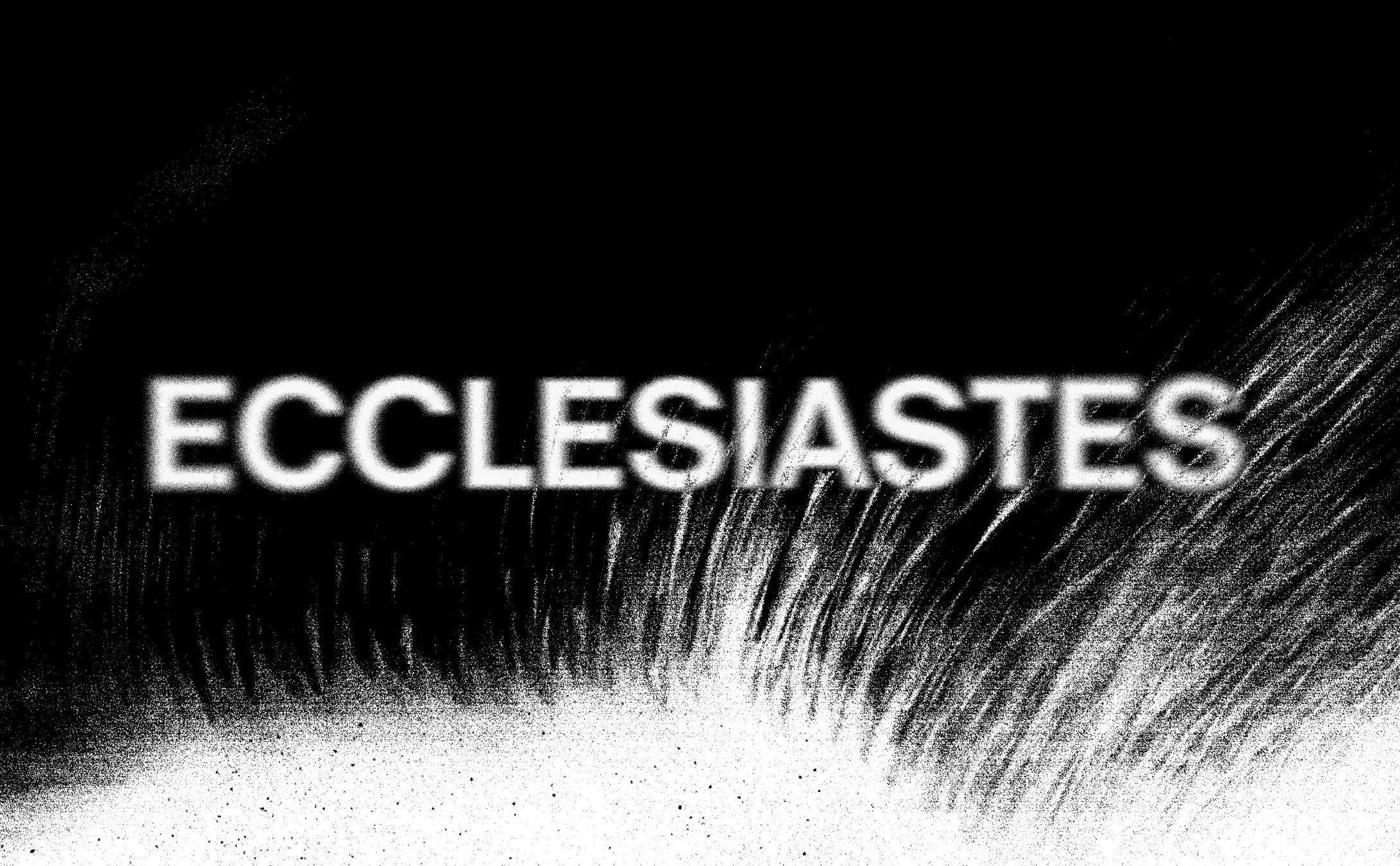 Ecclesiastes rhythm study